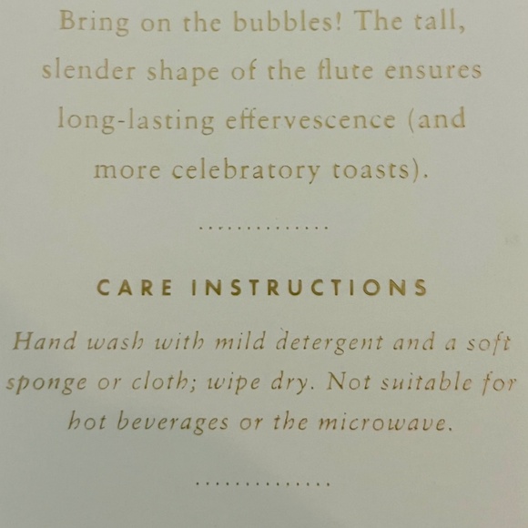 Anthropologie "Morgan Flutes Set of 4 in Soft Blush" NWT - Picture 2 of 9